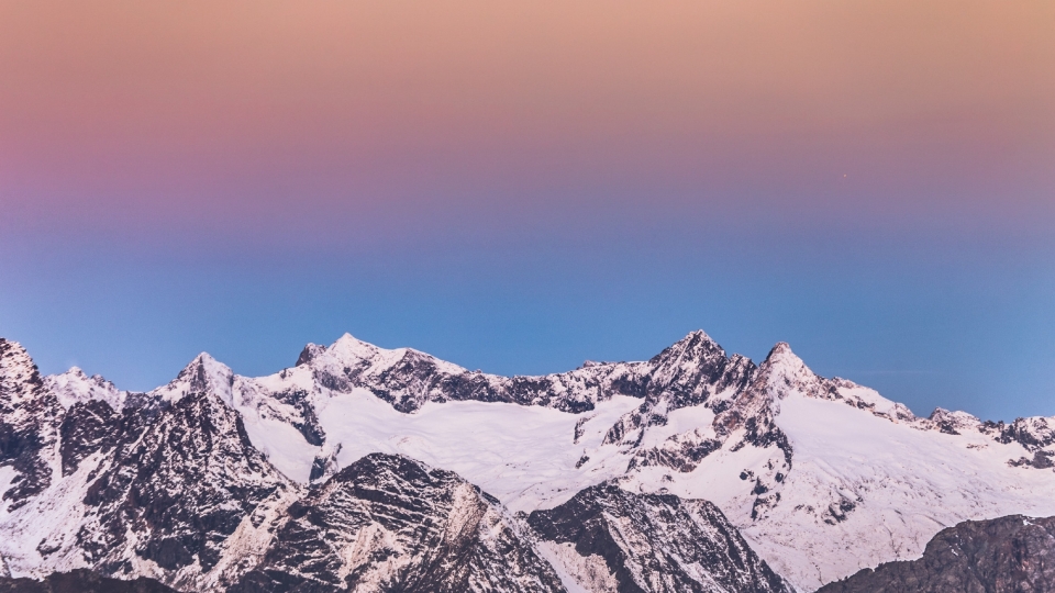 雪山风景自然风光优美夏日高清壁纸