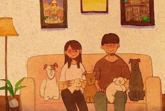 唯美情侣写真图片