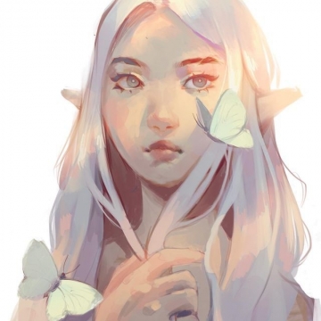 唯美插画写真图片