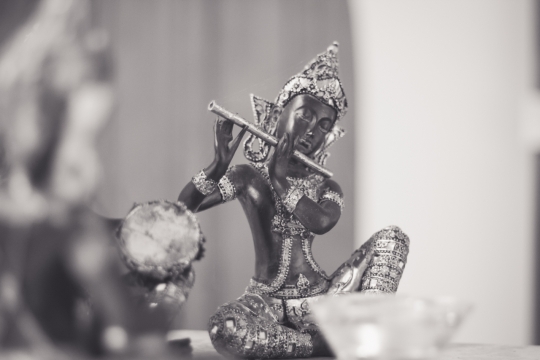 黑白室内宗教艺术金属雕像模型