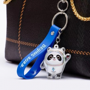 冰墩墩雪容融写真图片