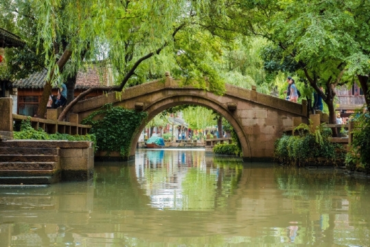 唯美水乡周庄写真图片