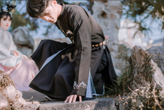 古装情侣汉服体验写真