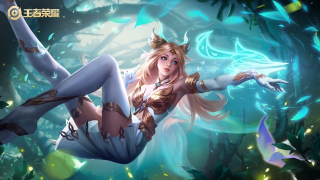 王泽荣耀艾琳-女武神高清桌面壁纸