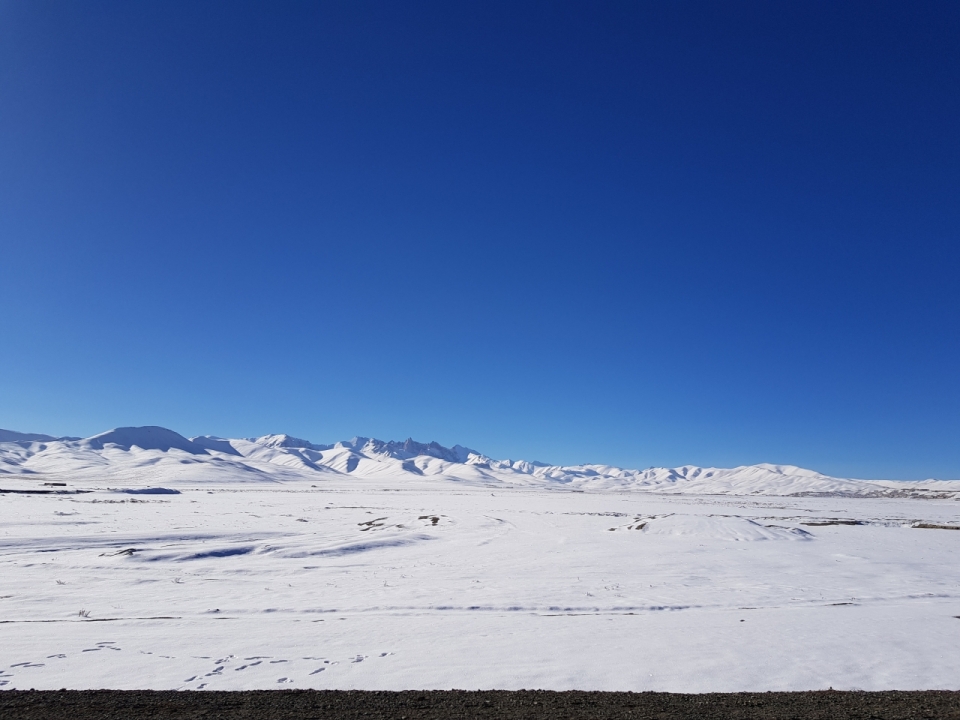 风景摄影_极地冰川无边洁白雪景