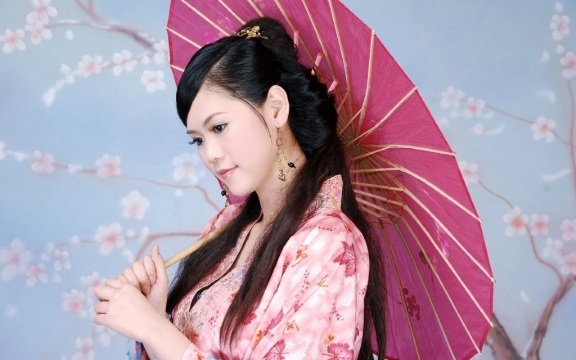 古装美女无水印电脑桌面高清壁纸图片