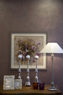 建筑室内文艺绘画前台灯装饰