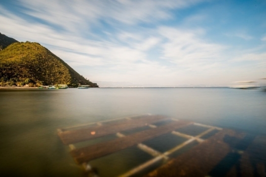 小清新唯美冬日抚仙湖图片