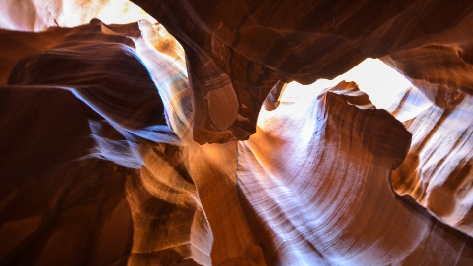 美国羚羊峡谷自然风光优美风景高清桌面壁纸