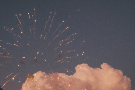 2021唯美灯光烟花图片