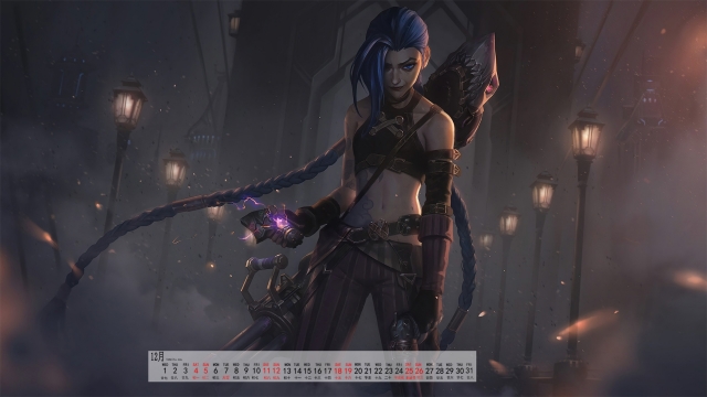 2021年12月双城之战高清日历壁纸