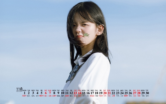 2021年11月网红井川里予日历写真