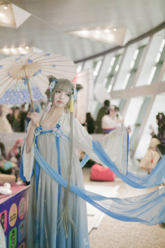 美女摄影_可爱少女汉服COS美图