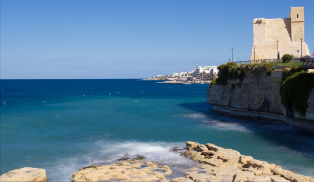 深蓝色的大海唯美高清摄影