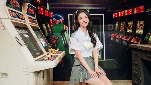 美女明星李莎旻子氧气高清桌面壁纸