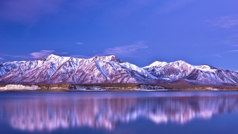 唯美冬季雪景高清桌面壁纸