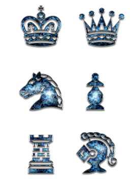 精美的西洋棋衍生饰物