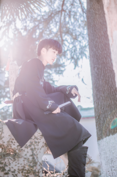 古装少年刺绣汉服