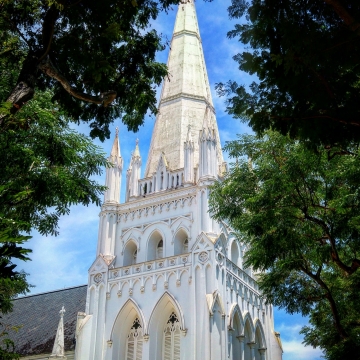 纯白大理石创意古典建筑